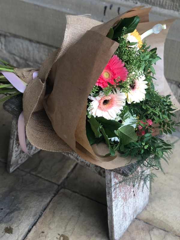 The Bluebell ‘Just Gerberas’ Handtied