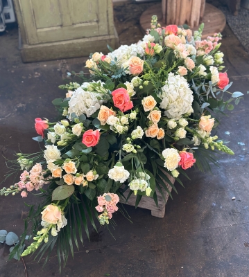 Coffin Spray: Peach and Cream