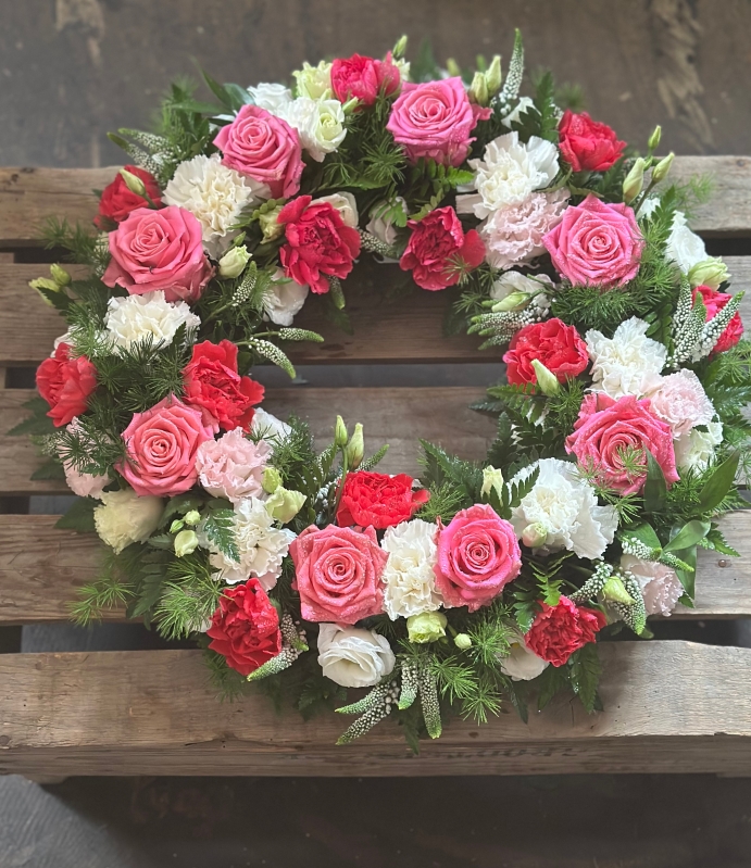 Mixed Flower Wreath