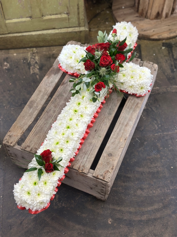 Based Floral Cross