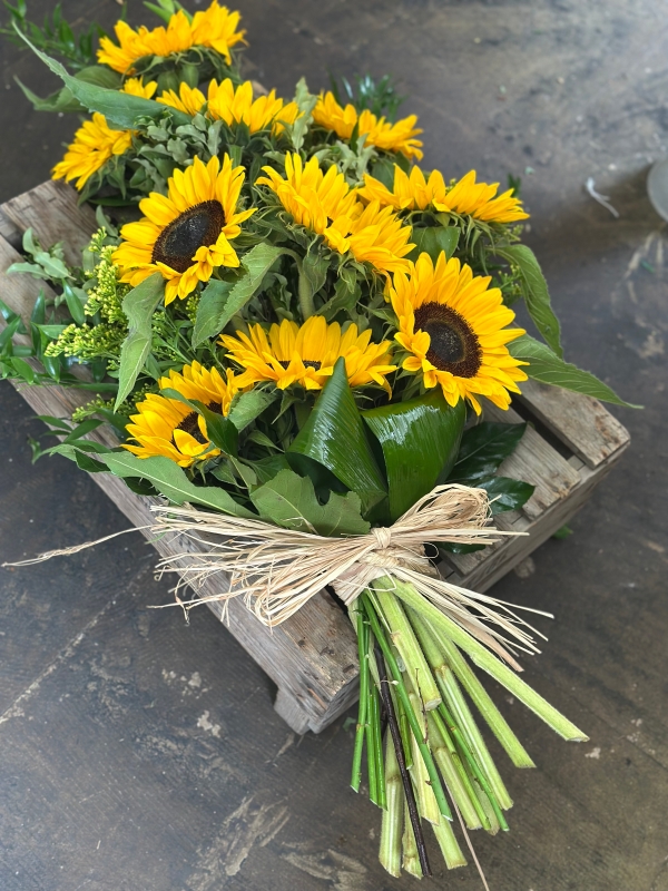 Sunflower Tied Spray