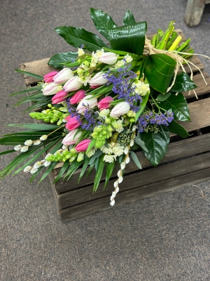 Spring Flower Tied Spray