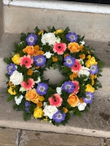 Mixed Flower Wreath