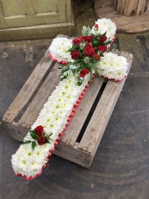 Based Floral Cross
