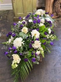 Coffin Spray: Purple and White