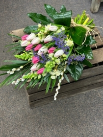 Spring Flower Tied Spray