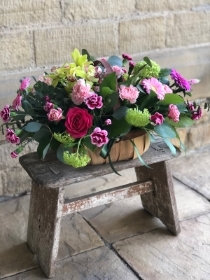 Sympathy Trug Arrangement